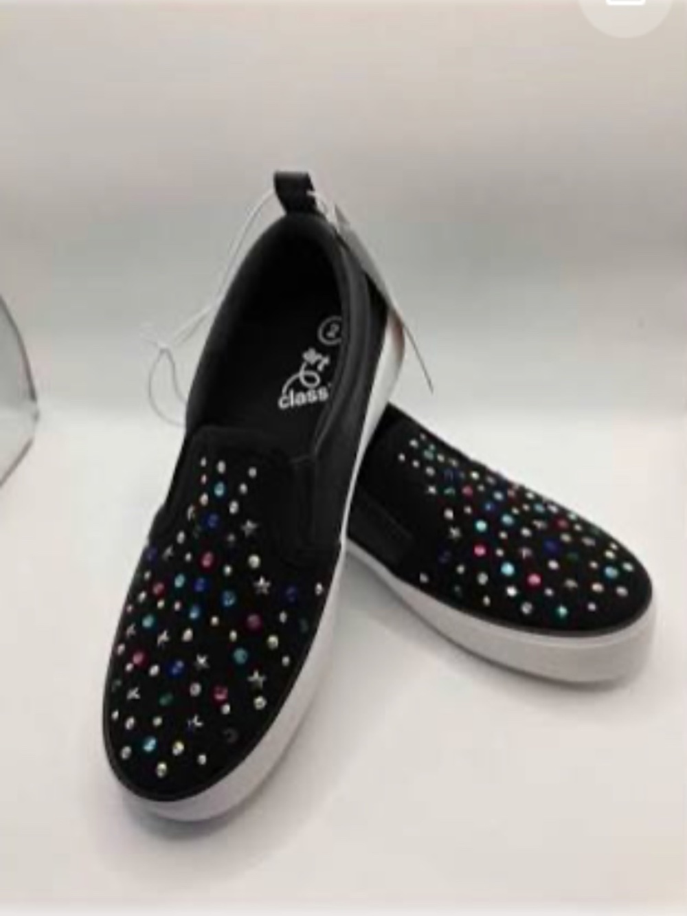 Kids' Hanna Slip-on Sneakers - Art Class™ Black - Picture 2 of 2